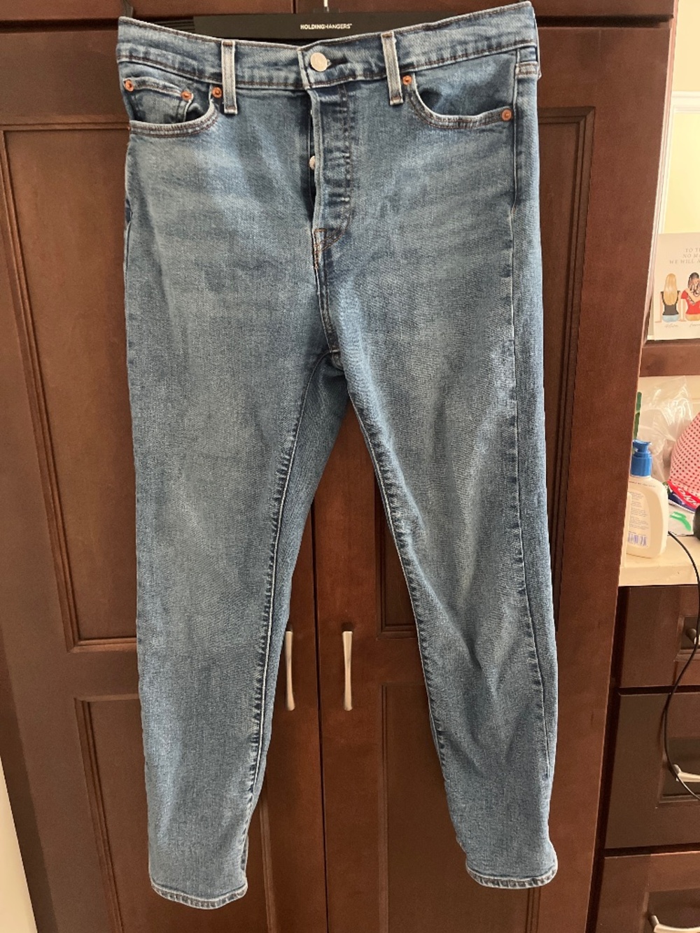 Botton up weggie straight jeans